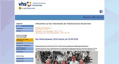 Desktop Screenshot of nk-vhs.de